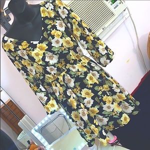 Floral Chiffon Dress